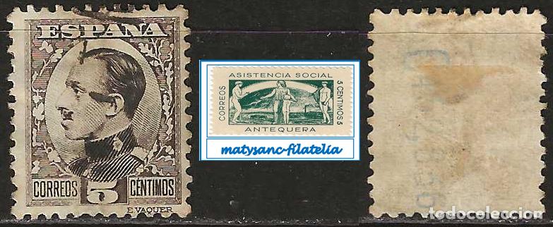 Sellos: ESPA&Ntilde;A 1931-1931. EDIFIL 491. VALOR DE 5 C &rdquo;ALFONSO XXII. TIPO VAQUER&rdquo;. VER CARACTER&Iacute;STICAS.