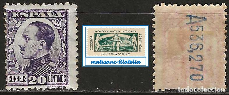 Sellos: ESPA&Ntilde;A 1931-1931. EDIFIL 494. VALOR DE 20 C &rdquo;ALFONSO XXII. TIPO VAQUER&rdquo;. VER CARACTER&Iacute;STICAS.