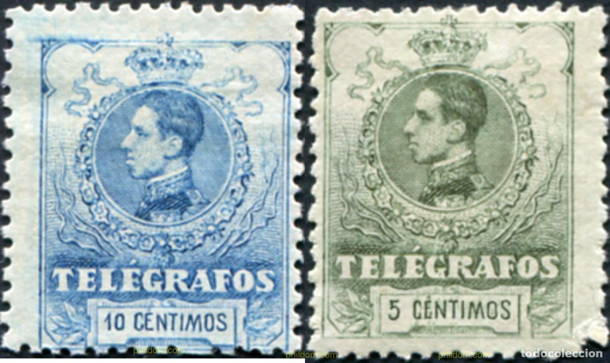 Sellos: 792611 HINGED ESPA&Ntilde;A 1912 ALFONSO XIII