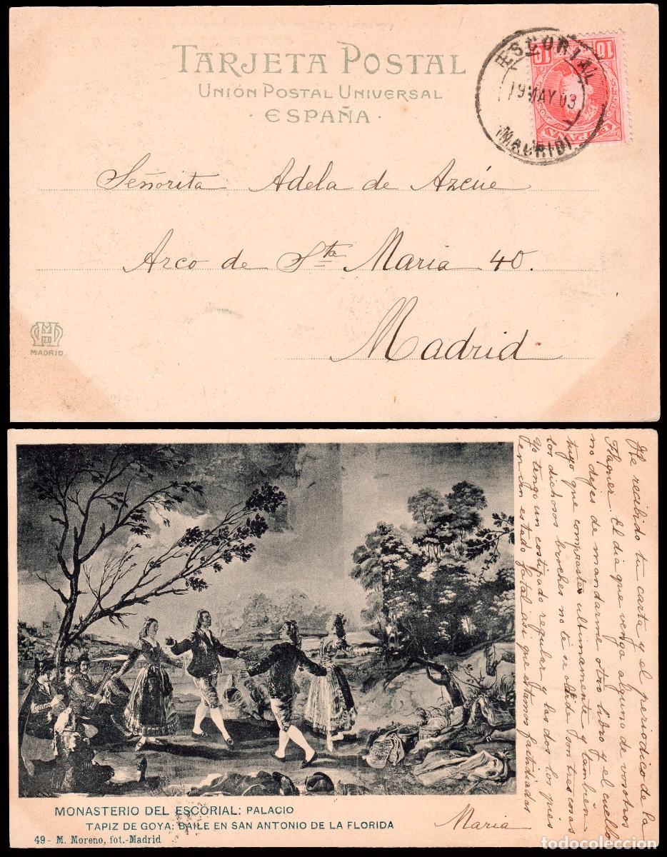 Sellos: Madrid - Edi o TP 243 - Postal Mat &rdquo;Escorial 19/05/03&rdquo; a Madrid