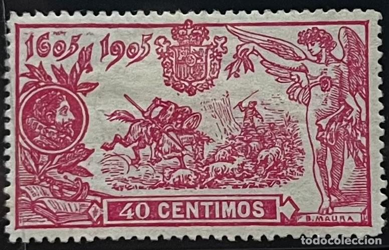 Sellos: 1905 aniversario de cervantes,ed.262 MN+ CENTRADO,GOMA,COLOR