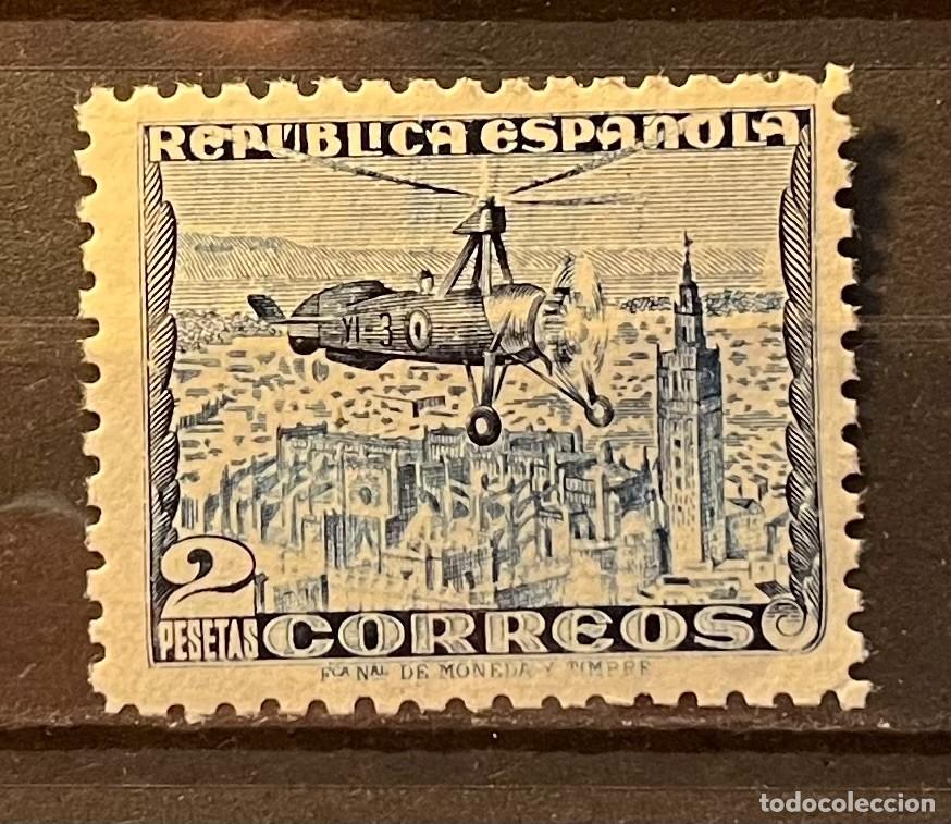 Sellos: 1936 Autogiro,MNH**,centrado,goma,color,lujo