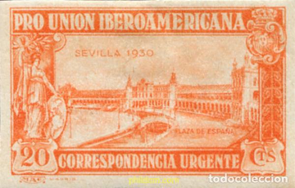 Sellos: 792691 HINGED ESPA&Ntilde;A 1930 PRO UNION IBEROAMERICANA