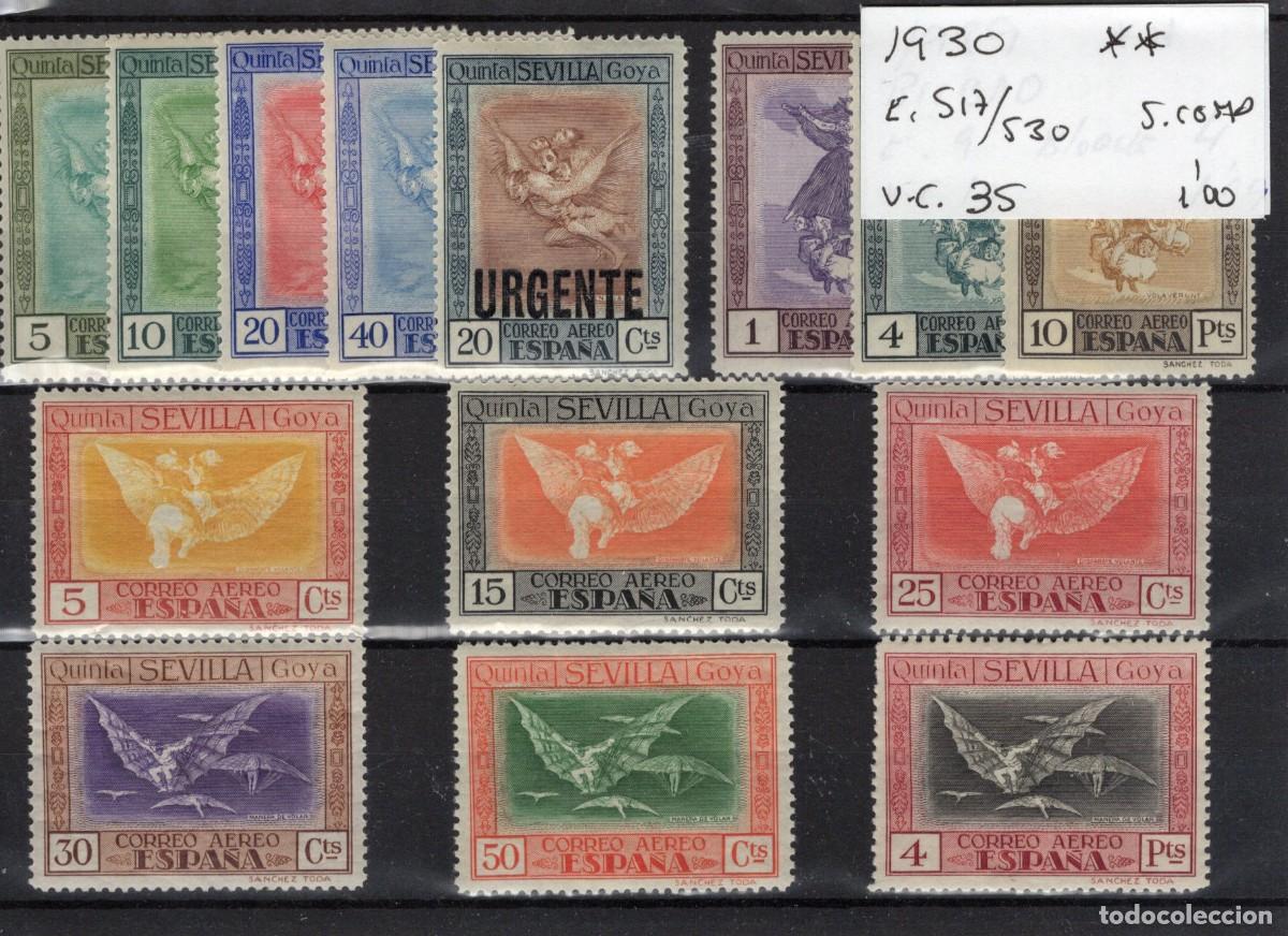 Sellos: Sellos Espa&ntilde;a a&ntilde;o 1930 EDIFIL 517/530** sellos originales en nuevo SERIE COMPLETA v.c. 35 &euro;