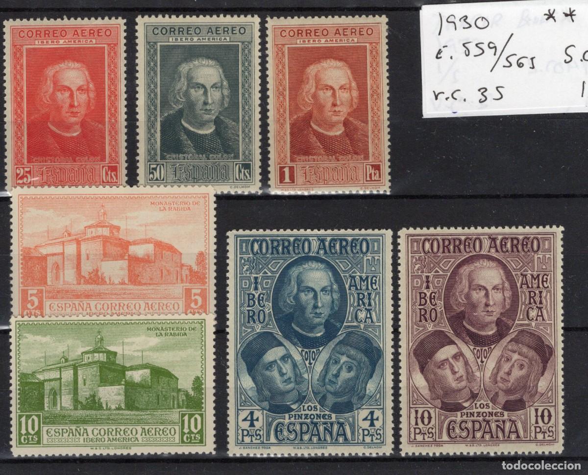 Sellos: Sellos Espa&ntilde;a a&ntilde;o 1930 EDIFIL 559/565** sellos originales en nuevo SERIE COMPLETA v.c. 35 &euro;