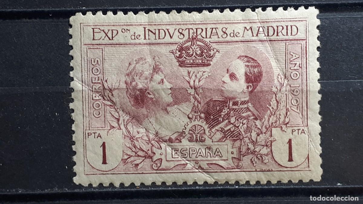 Sellos: ESPA&Ntilde;A. A&Ntilde;O 1907. *. EDIFIL SR5