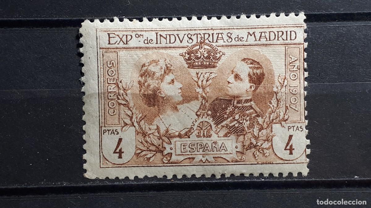 Sellos: ESPA&Ntilde;A. A&Ntilde;O 1907. *. EDIFIL SR6