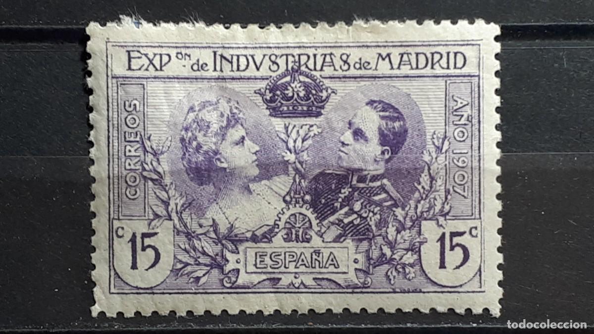 Sellos: ESPA&Ntilde;A. A&Ntilde;O 1907. *. EDIFIL SR2