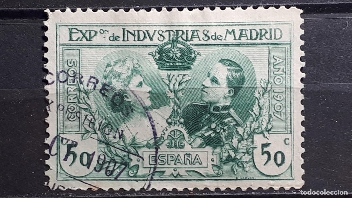 Sellos: ESPA&Ntilde;A. A&Ntilde;O 1907. &deg;. EDIFIL SR4 - Foto 1
