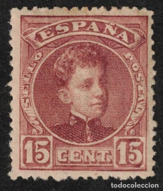 Sellos: ESPA&Ntilde;A - ALFONSO XIII * NE 11 NO EXPENDIDO - CERTIFICADO GRAUS - A&Ntilde;O 1901 - LUJO