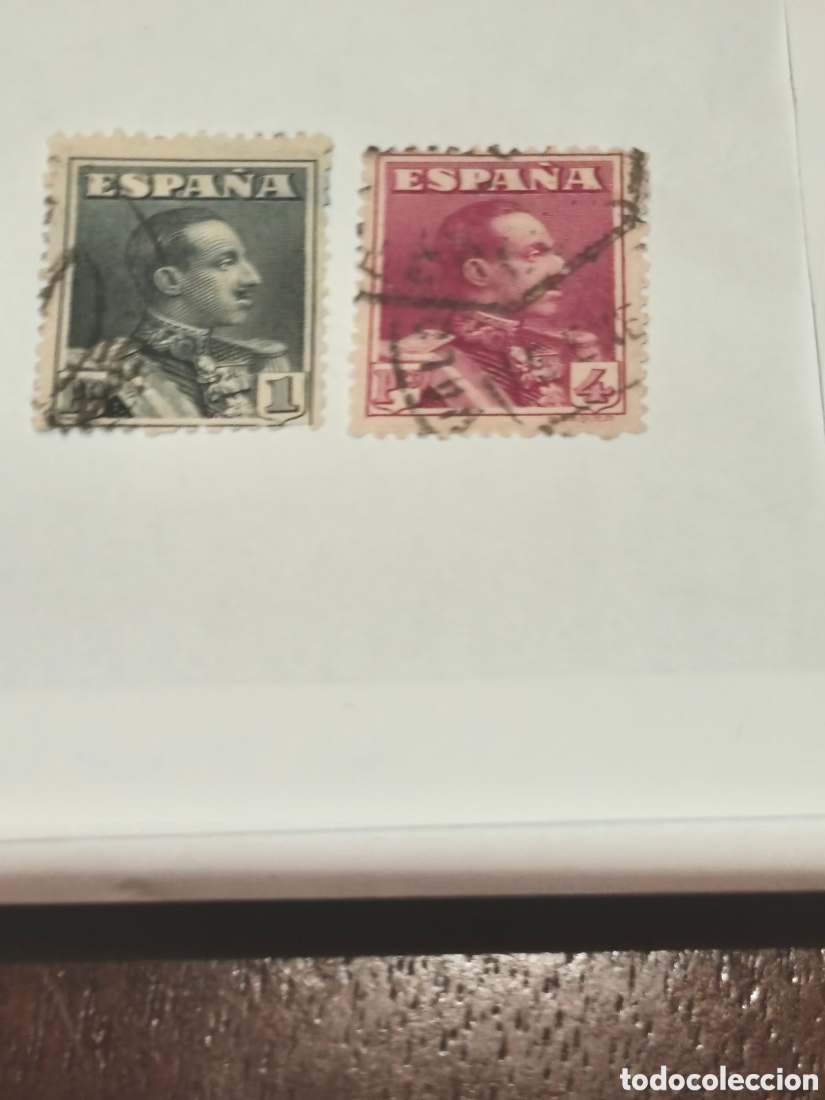 Sellos: 2 sellos del 1 centenario n 321/22, usados ,1 pts azul gris&aacute;ceo y 4 ptas granate ver imagenes