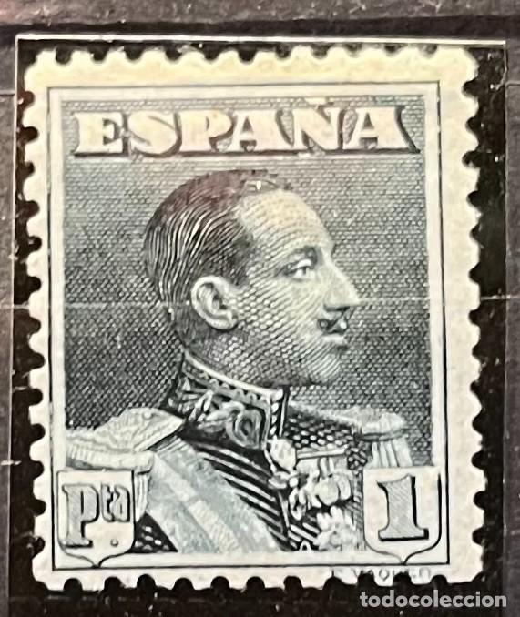 Sellos: 1922 Alfonso XIII Vaquer,MNH* centrado,color,goma,numerado.
