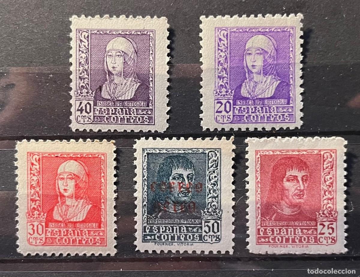 Sellos: 1940 Isabel y fernando,MNH**centrados,goma,color