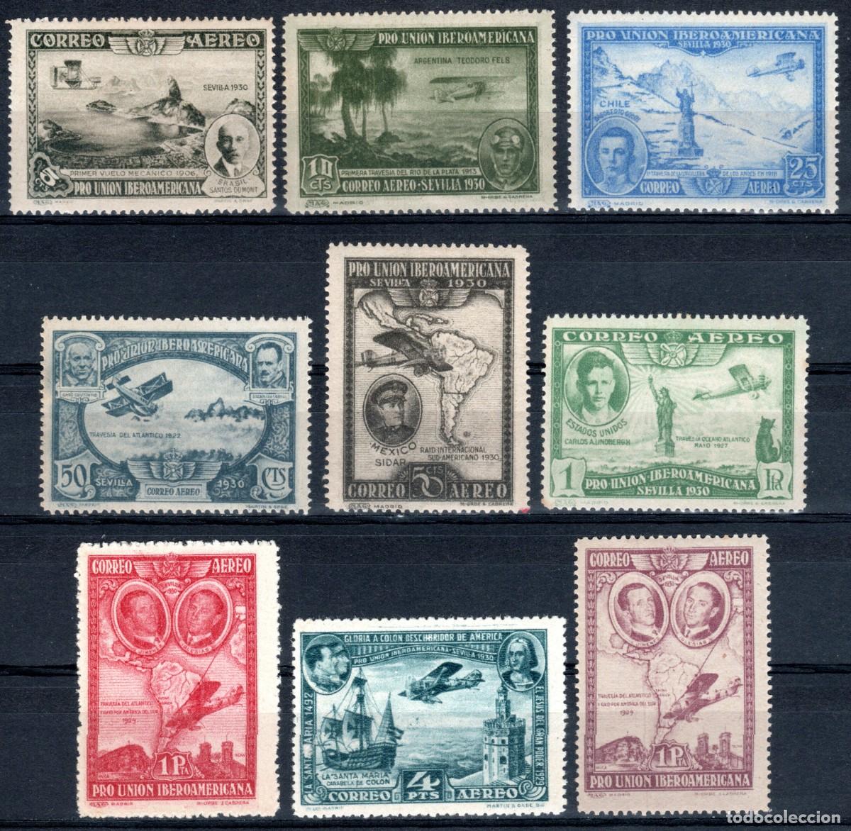 Briefmarken: EDIFIL 583-591 PRO UNI&Oacute;N IBEROAMERICANA 1930 (SERIE COMPLETA). VALOR CAT&Aacute;LOGO: 445 &euro;. MNH **