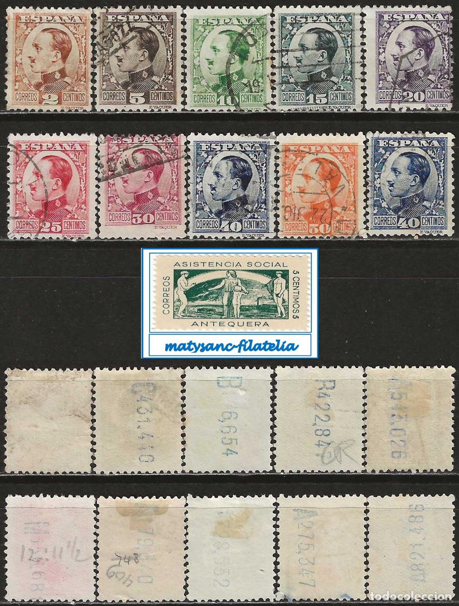 Briefmarken: ESPA&Ntilde;A 1930-1931-. EDIFIL 490/498+497A. SERIE COMPLETA &rdquo;ALFONSO XIII TIPO VAQUER&rdquo;. L2