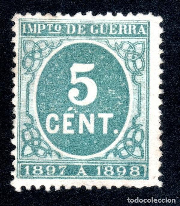 Sellos: EDIFIL 232 CIFRAS 1897-1898. SELLOS DE IMPUESTO DE GUERRA. VALOR CAT&Aacute;LOGO: 5,50 &euro;. MNH **