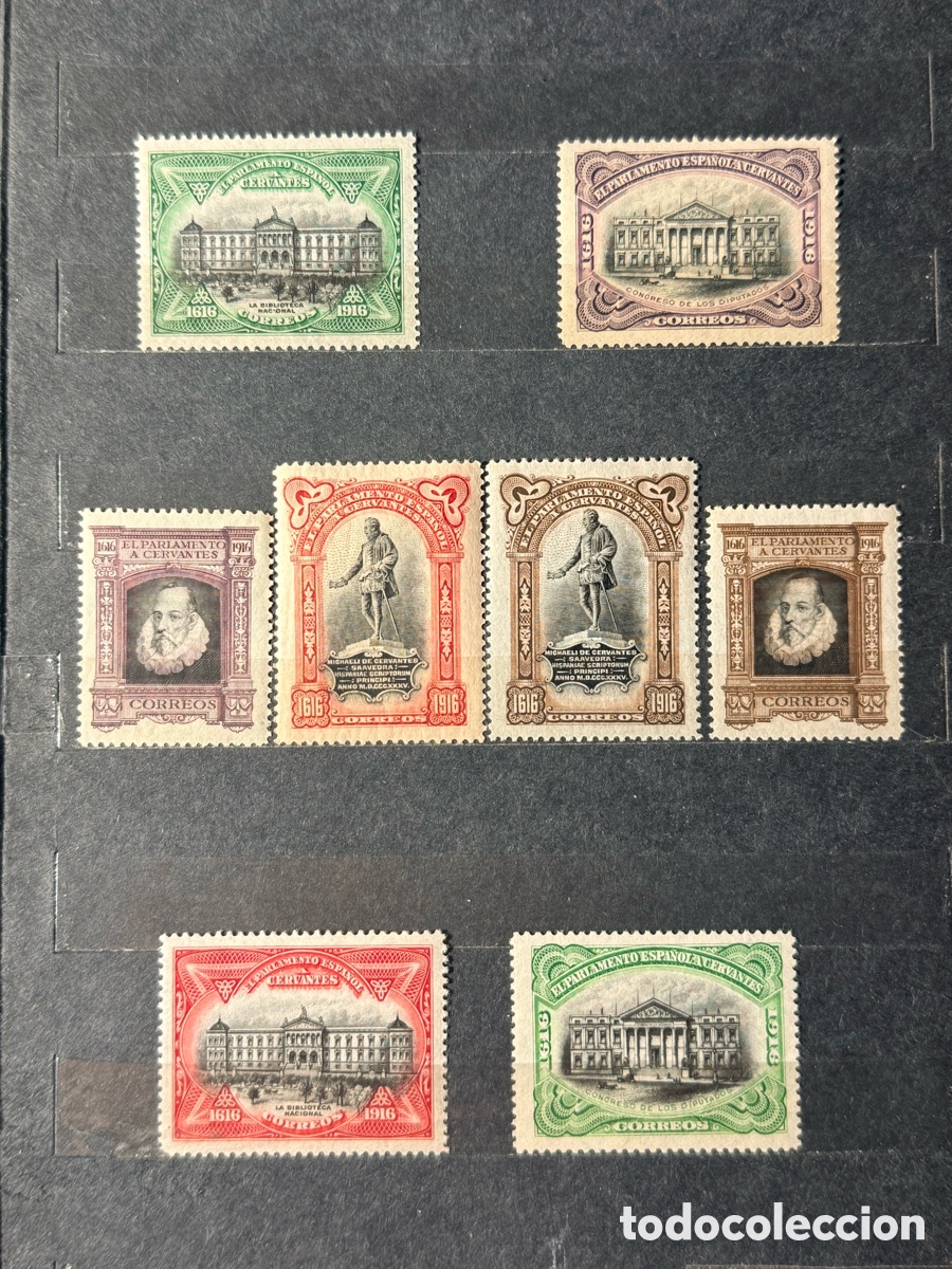Sellos: Espa&ntilde;a. 1916. Alfonso XIII. Edifil FR.11/FR.18. Nuevos **