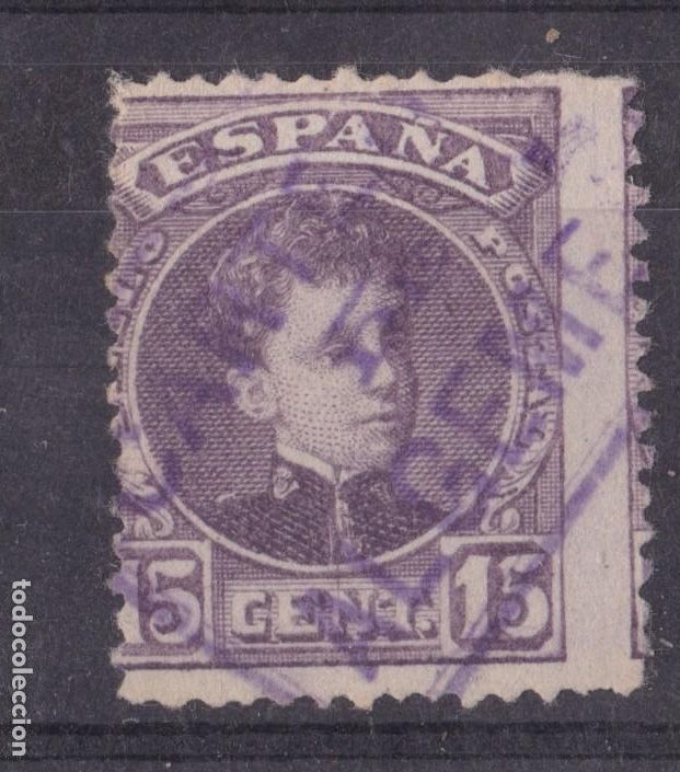 Sellos: AA3- Alfonso XIII CADETE Matasellos Carter&iacute;a Especial ALGEMESI Valencia