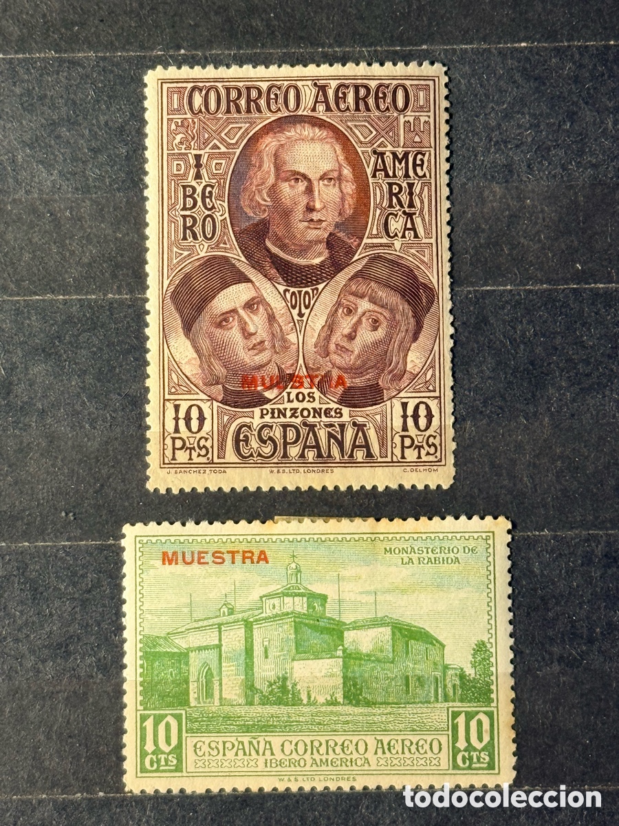 Sellos: Espa&ntilde;a. 1930. Alfonso XIII. Edifil 560 Ma y 565Ma. Nuevos *