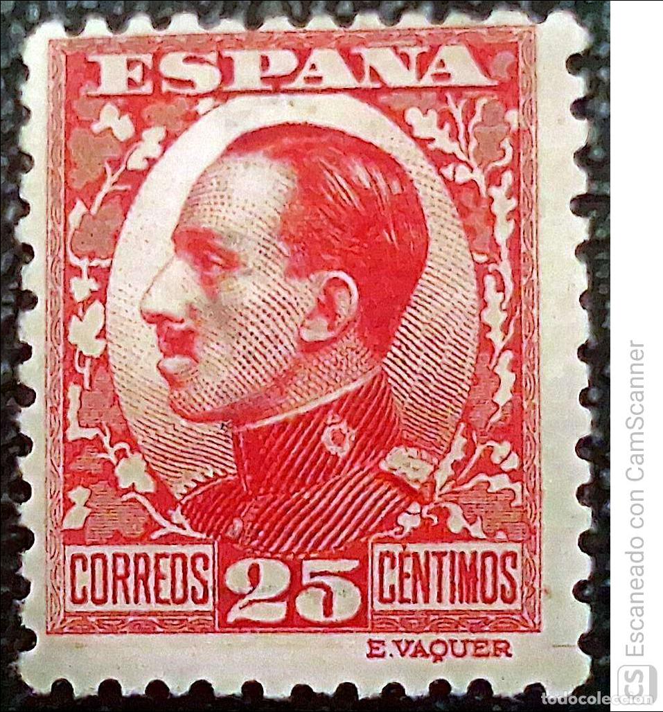 Sellos: Espa&ntilde;a. 495 Alfonso XIII. Tipo Vaquer de perfil. N&ordm; de control al dorso. 1930/31. Sellos nuevos y nu