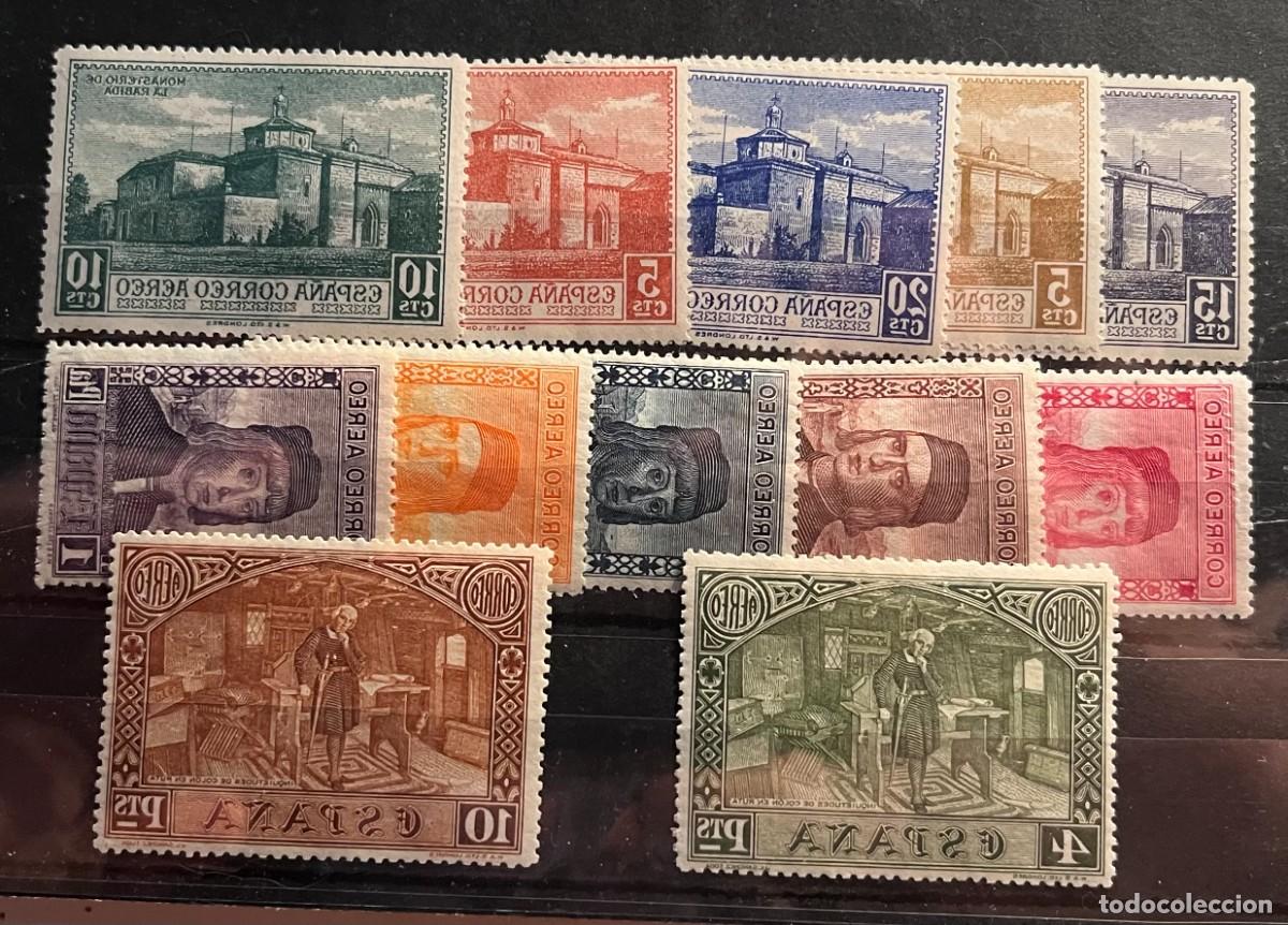 Sellos: 1930,descubrimiento de am&eacute;rica,MN**,centrado,goma,color,lujo