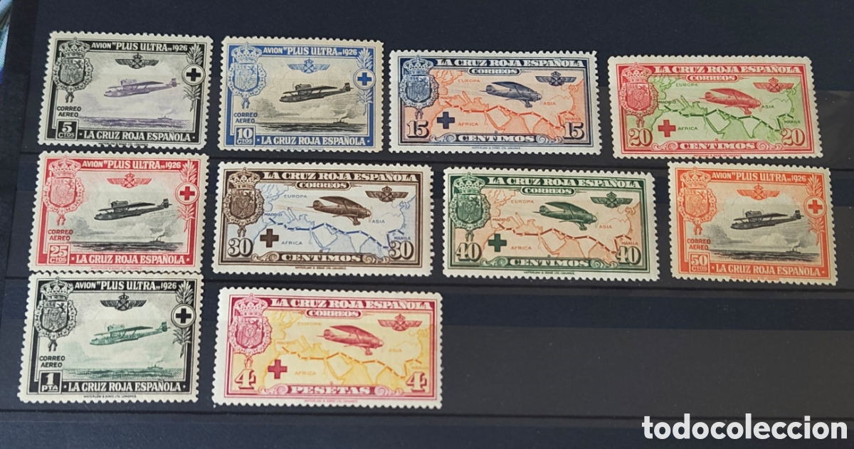 Sellos: Sellos de Espa&ntilde;a Edifil 339/348** Nueva Completa Sin Fijasellos