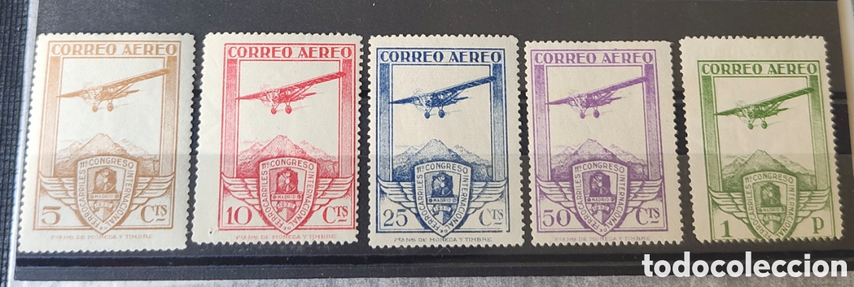 Sellos: 1930 Edifil 483/488* nueva con fijasellos