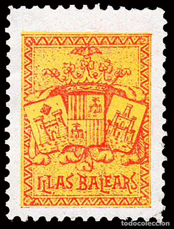 Sellos: Espa&ntilde;a - Vi&ntilde;etas Nacionalistas - Baleares - &rdquo;Islas Balears&rdquo; - No rese&ntilde;ado