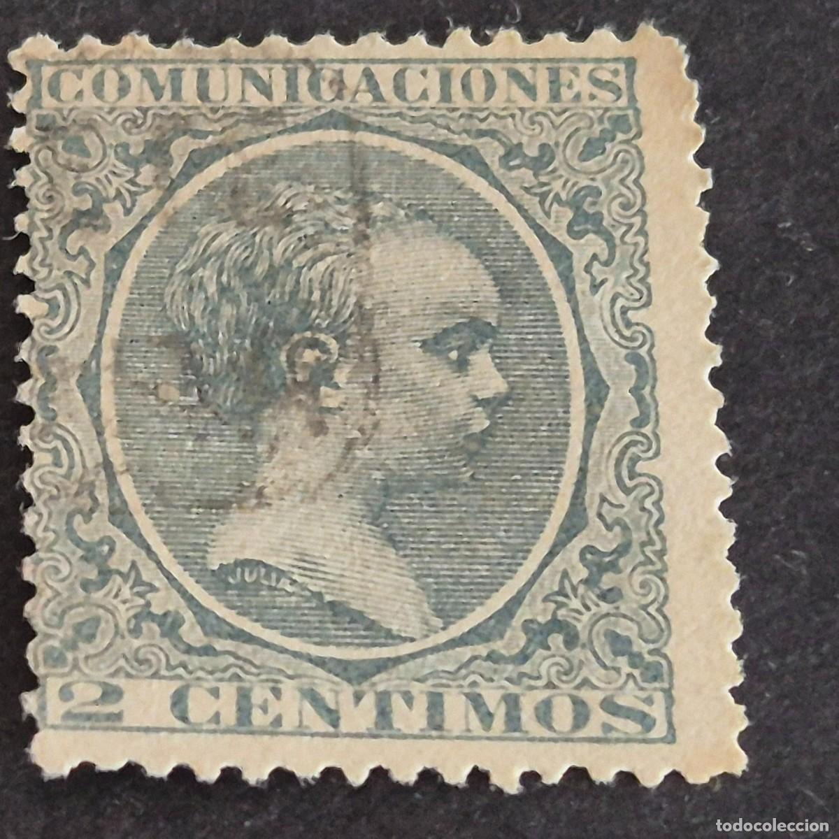 Sellos: ESPA&Ntilde;A, 1889, ALFONSO XIII, EDIFIL 213, MATASELLO TIPO CARTER&Iacute;A, ( LOTE AR )