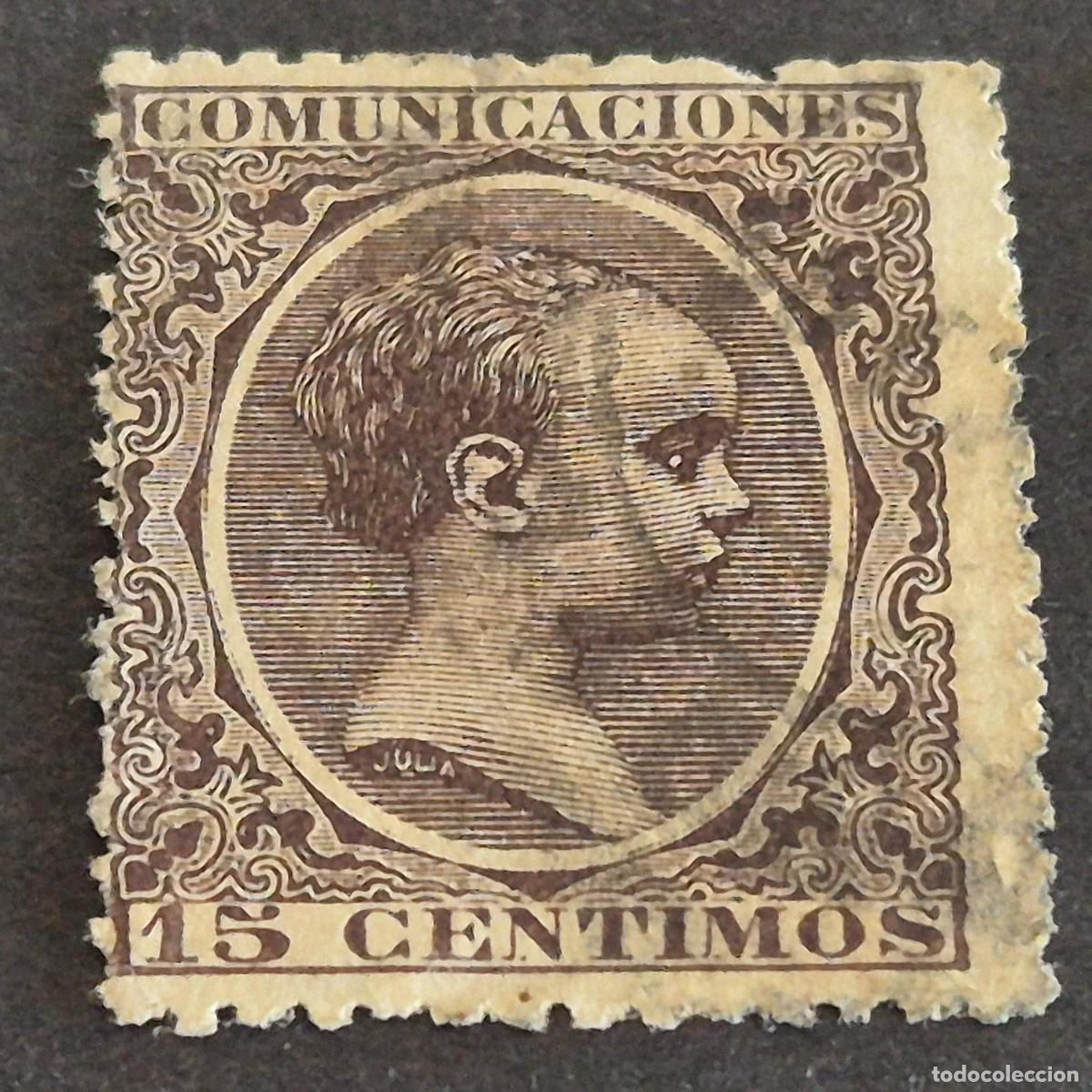 Sellos: ESPA&Ntilde;A, 1889, ALFONSO XIII, EDIFIL 219, USADO, ( LOTE AR )