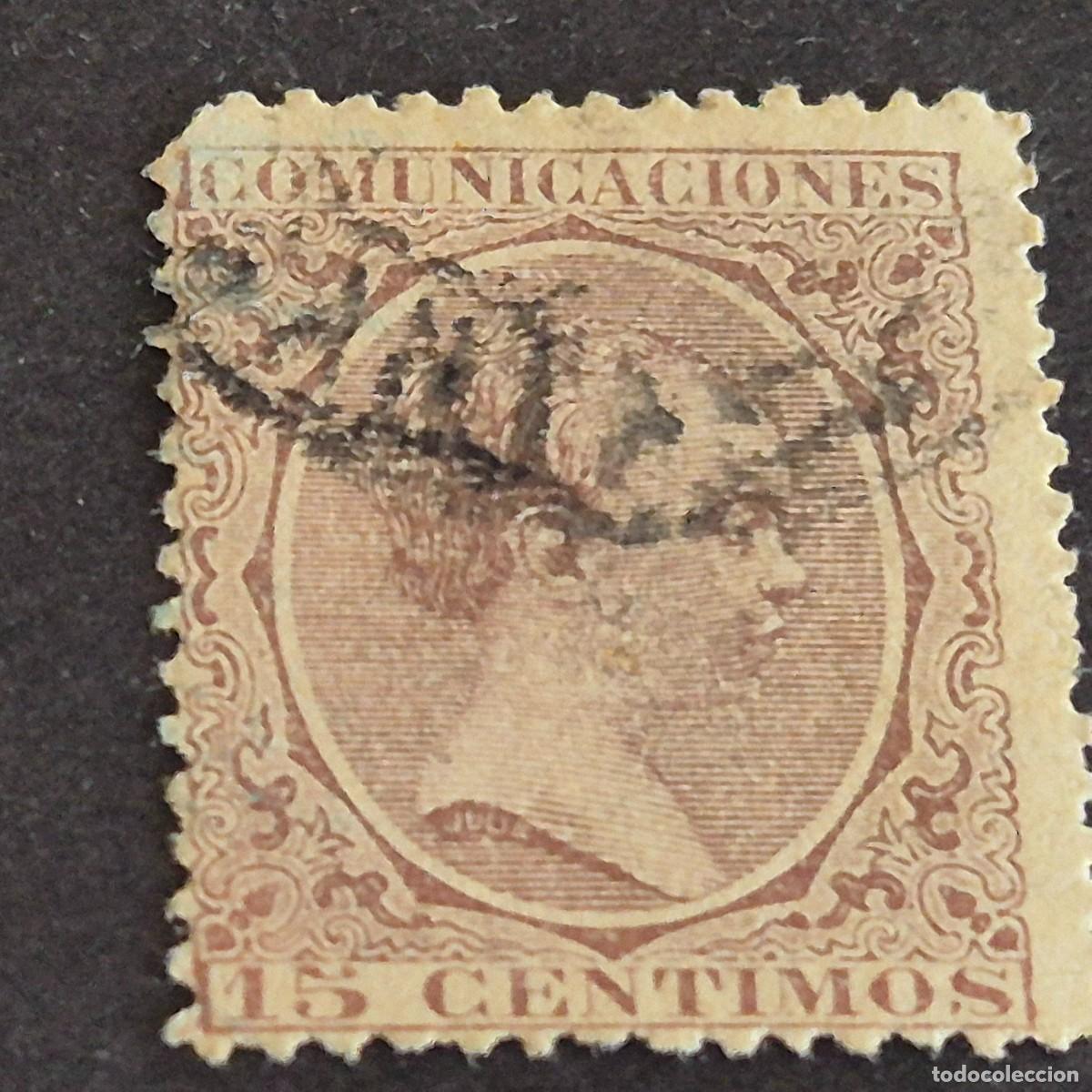 Sellos: ESPA&Ntilde;A, 1889, ALFONSO XIII, EDIFIL 219, USADO, ( LOTE AR )