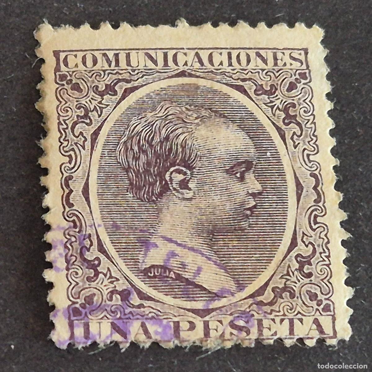 Sellos: ESPA&Ntilde;A, 1889, ALFONSO XIII, EDIFIL 226, USADO, ( LOTE AR )