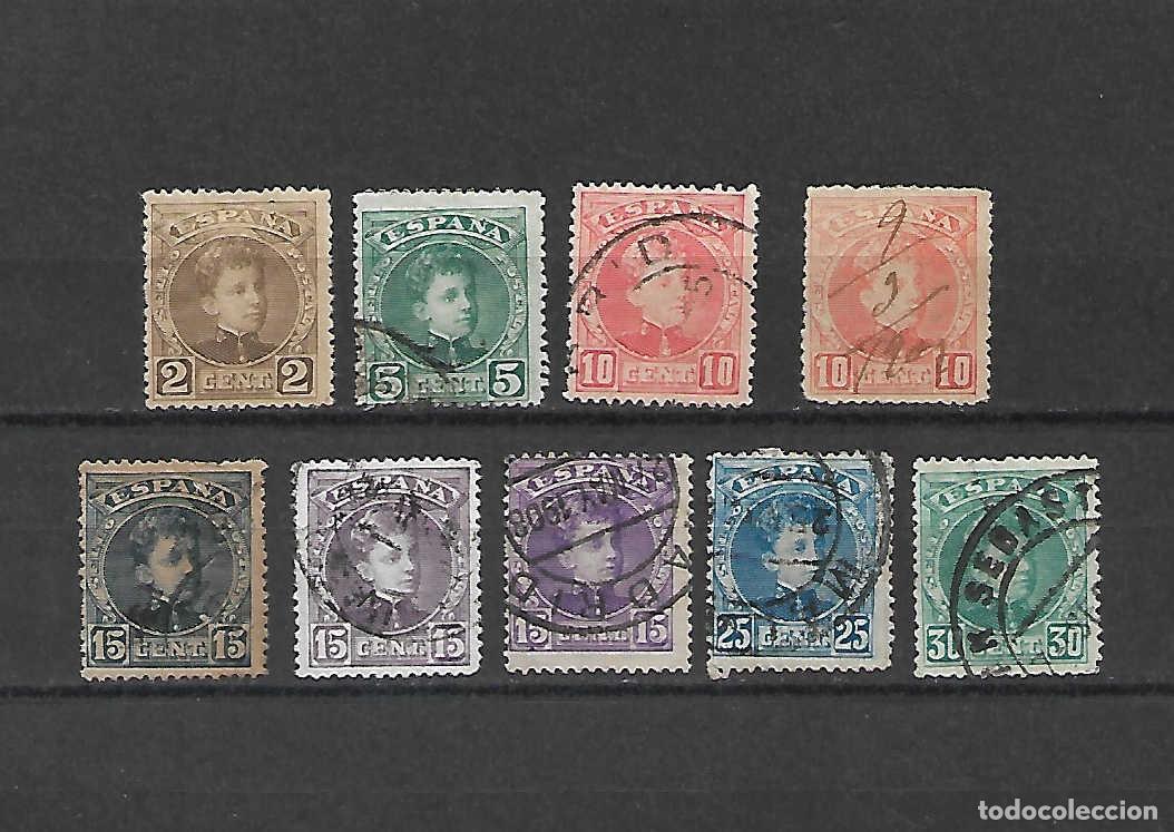 Sellos: Rey Alfonso XIII &rdquo;cadete&rdquo;, Espa&ntilde;a, sellos a&ntilde;os 1901/5