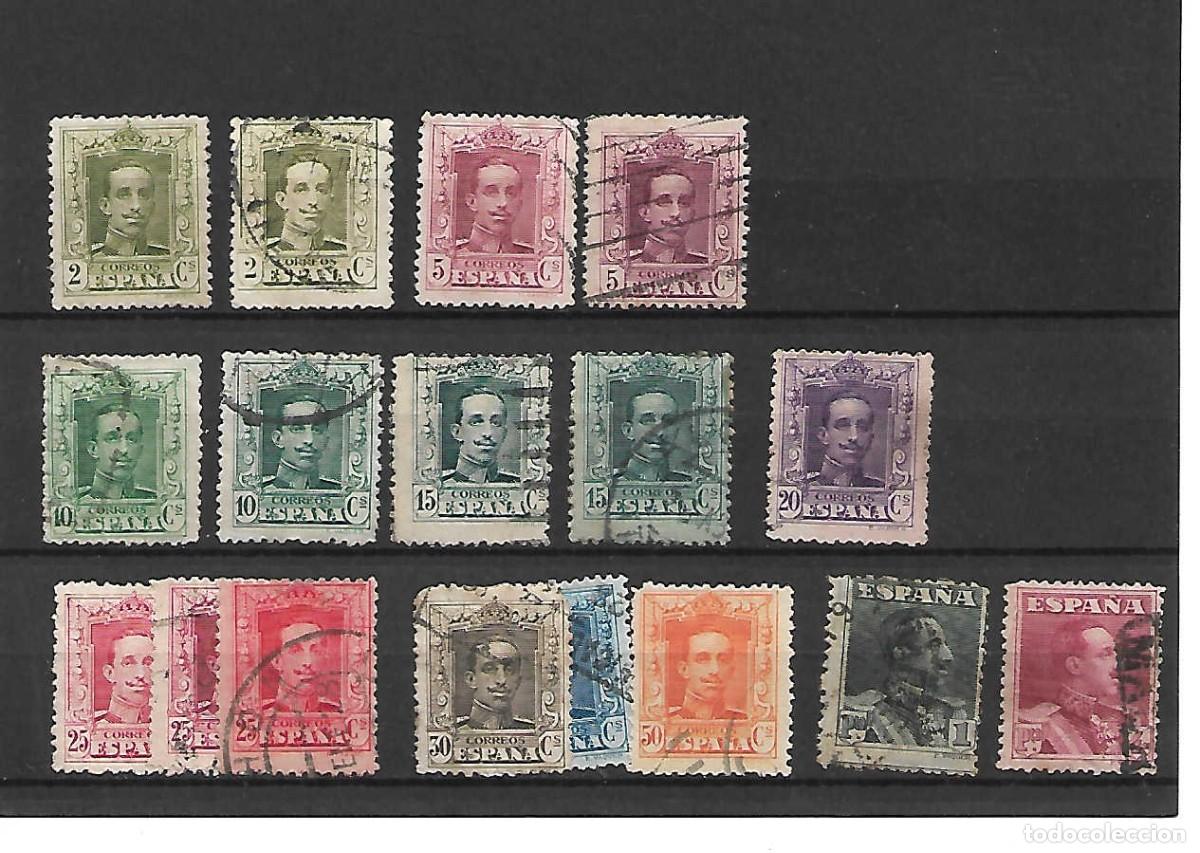 Sellos: Rey Alfonso XIII (Vaquer), Espa&ntilde;a, sellos a&ntilde;os 1922/30