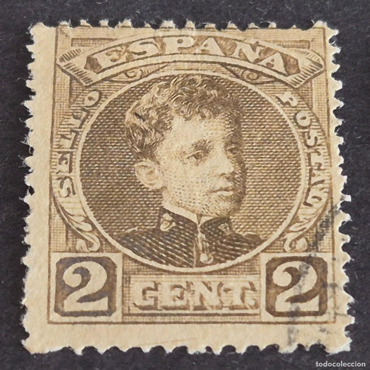 Sellos: ESPA&Ntilde;A, 1901, ALFONSO XIII, TIPO CADETE, EDIFIL 241, USADO, ( LOTE AR )