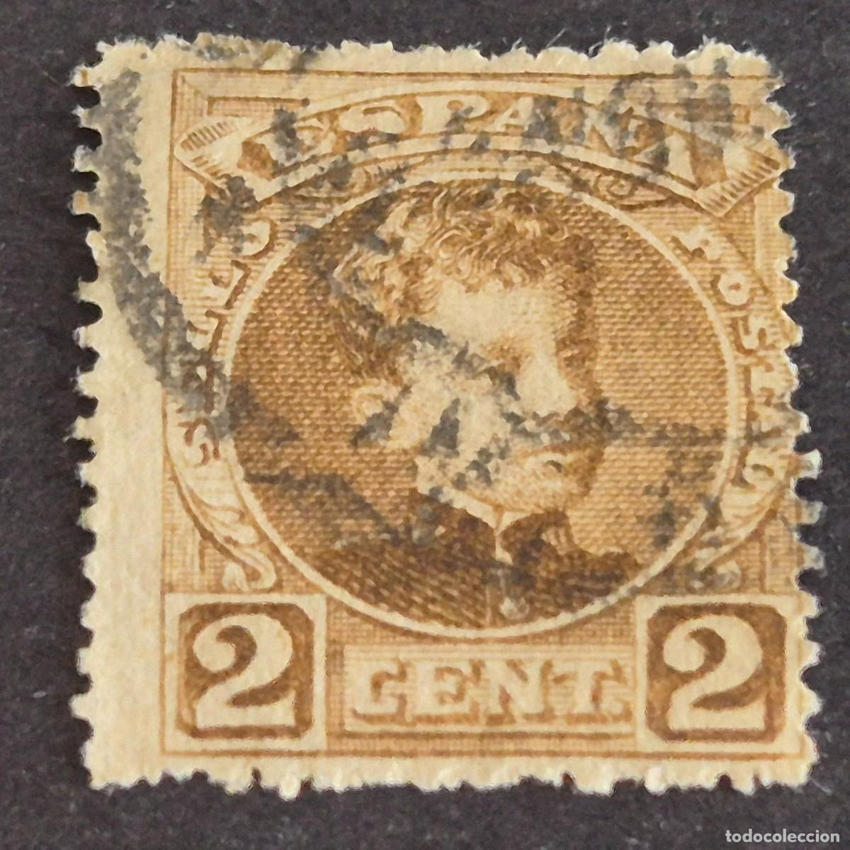 Sellos: ESPA&Ntilde;A, 1901, ALFONSO XIII, TIPO CADETE, EDIFIL 241, USADO, ( LOTE AR )