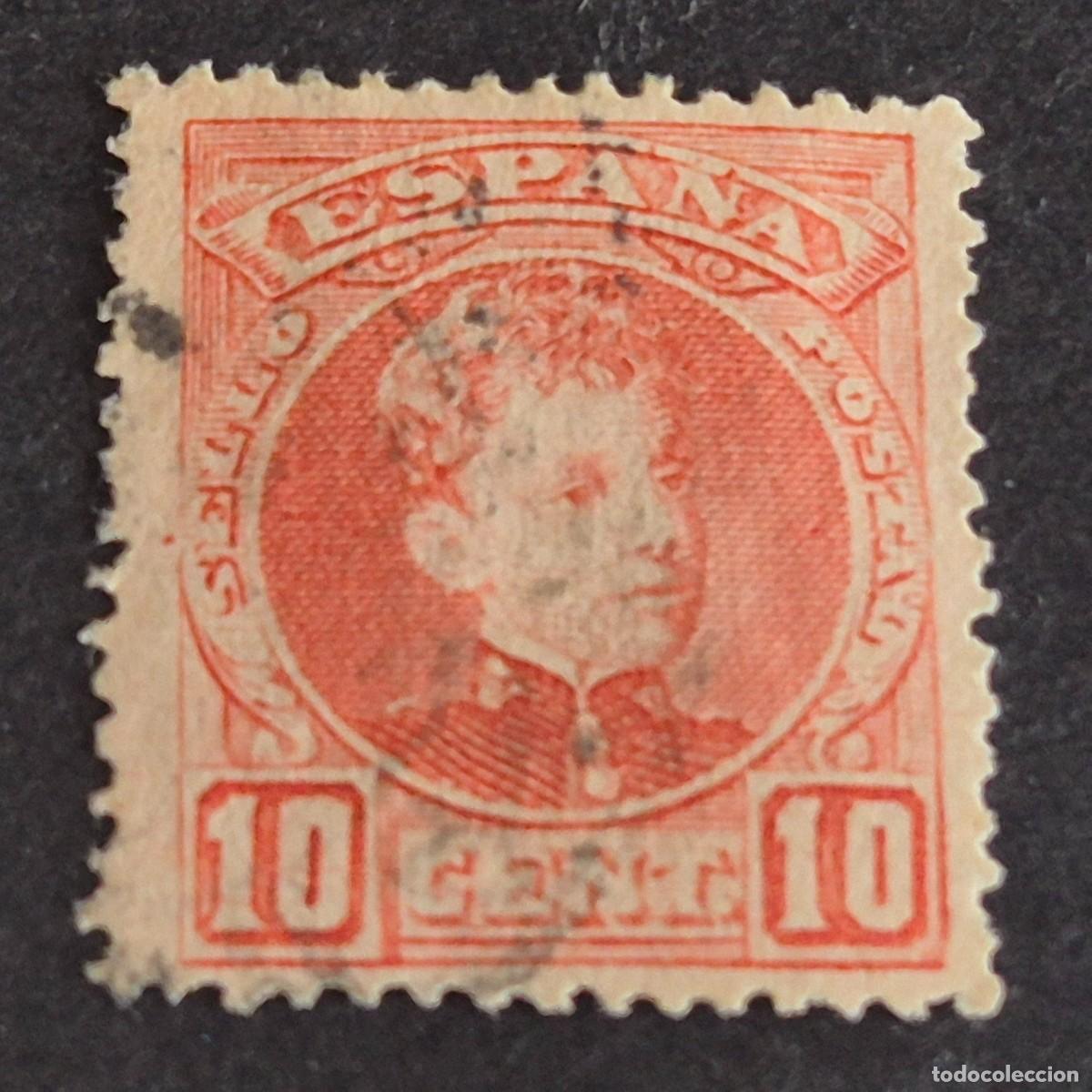 Sellos: ESPA&Ntilde;A, 1901, ALFONSO XIII, TIPO CADETE, EDIFIL 243, USADO, ( LOTE AR )
