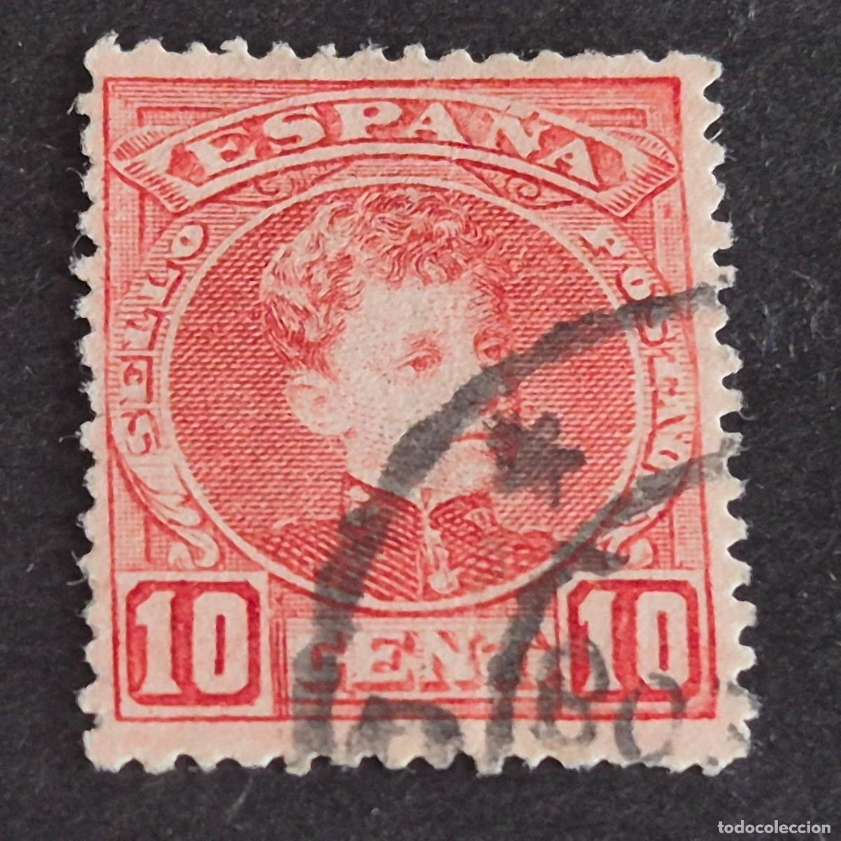Sellos: ESPA&Ntilde;A, 1901, ALFONSO XIII, TIPO CADETE, EDIFIL 243, USADO, ( LOTE AR )