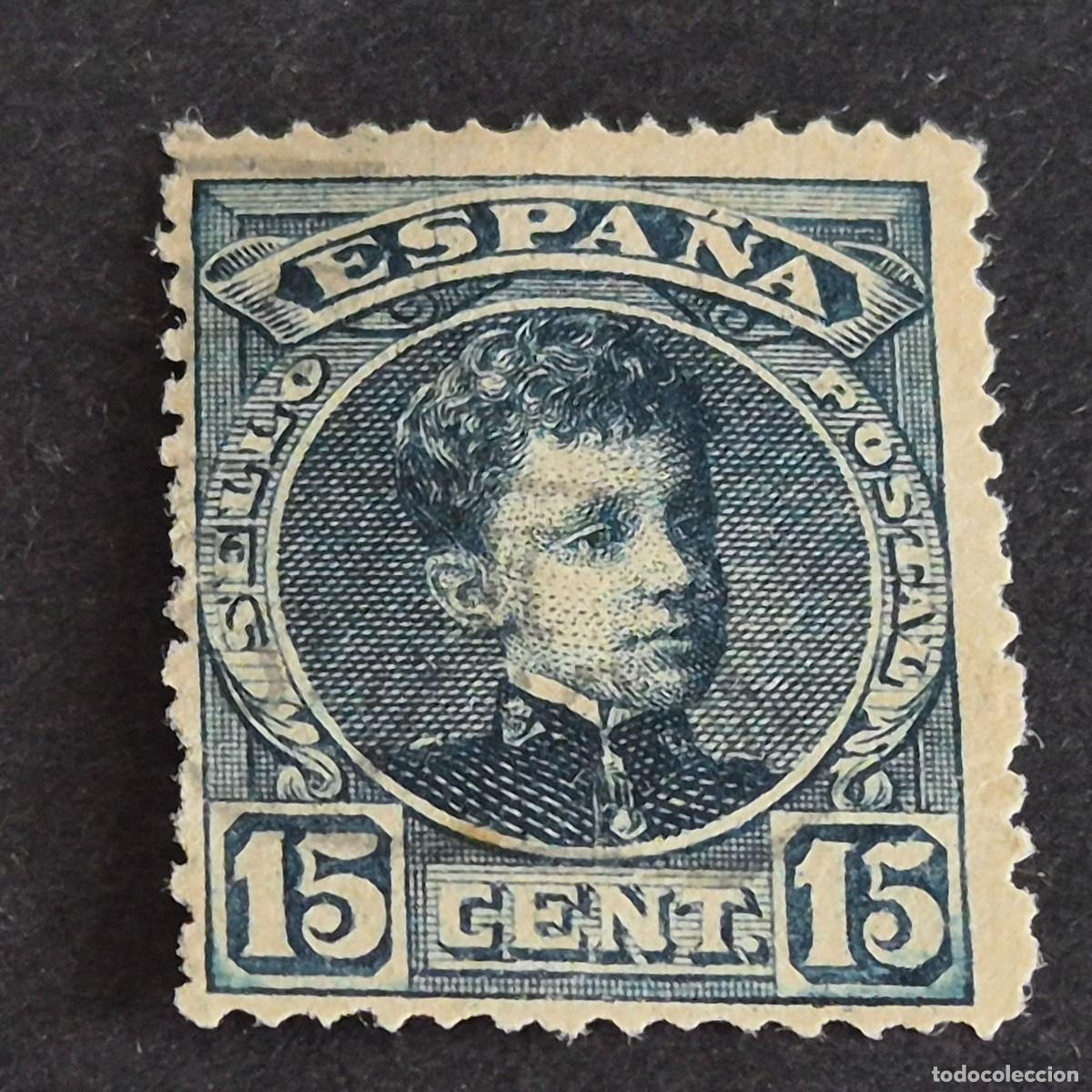 Sellos: ESPA&Ntilde;A, 1901, ALFONSO XIII, TIPO CADETE, EDIFIL 244, USADO, ( LOTE AR )