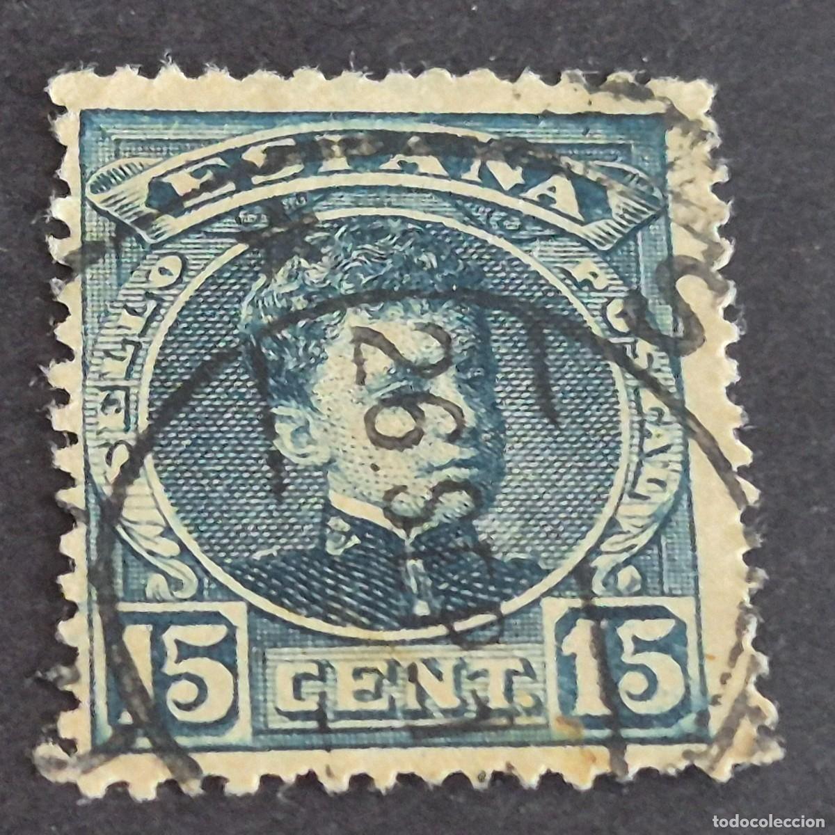 Sellos: ESPA&Ntilde;A, 1901, ALFONSO XIII, TIPO CADETE, EDIFIL 244, USADO, ( LOTE AR )