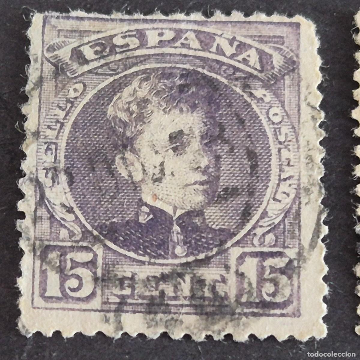 Sellos: ESPA&Ntilde;A, 1901, ALFONSO XIII, TIPO CADETE, EDIFIL 245, USADO, ( LOTE AR )