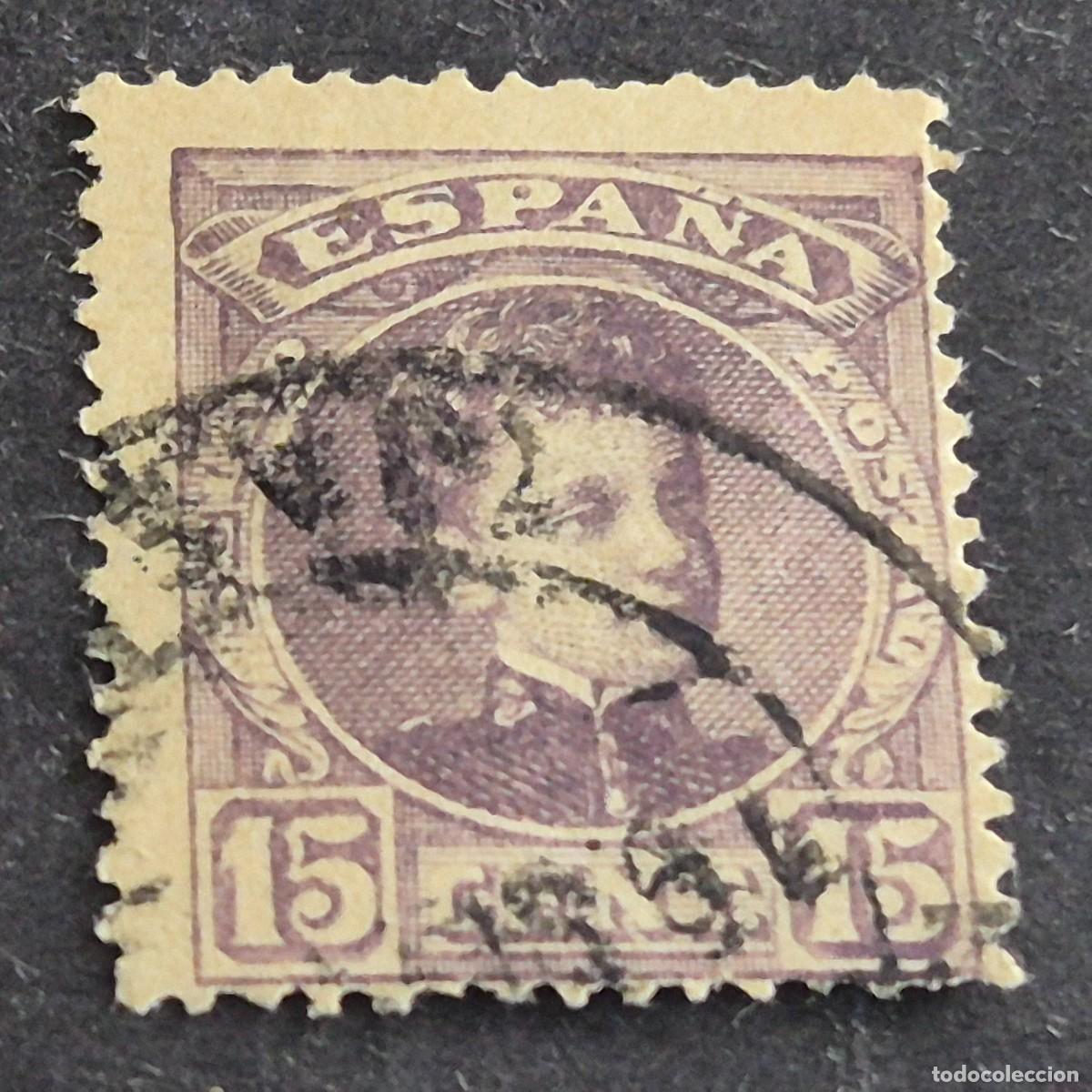 Sellos: ESPA&Ntilde;A, 1901, ALFONSO XIII, TIPO CADETE, EDIFIL 245, USADO, ( LOTE AR )