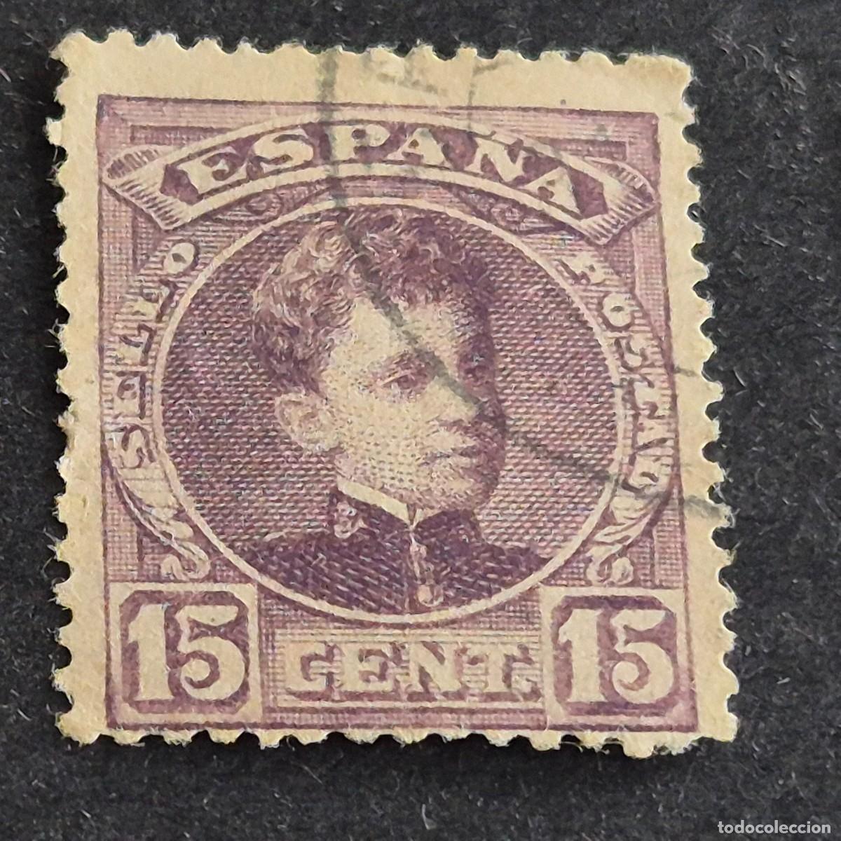 Sellos: ESPA&Ntilde;A, 1901, ALFONSO XIII, TIPO CADETE, EDIFIL 245, USADO, ( LOTE AR )