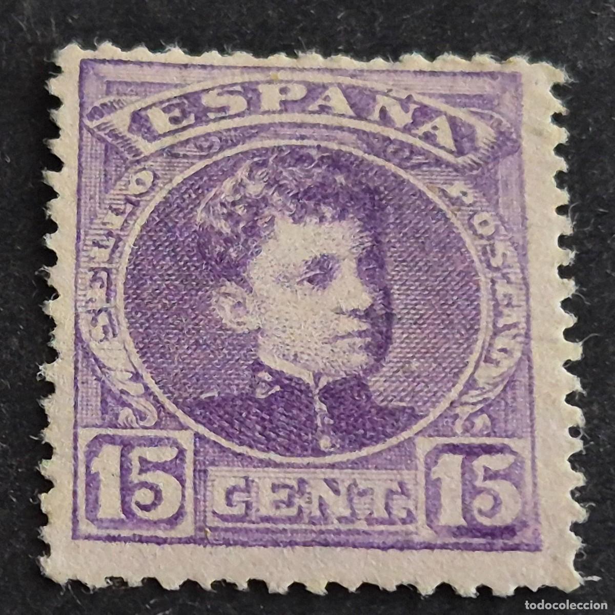 Sellos: ESPA&Ntilde;A, 1901, ALFONSO XIII, TIPO CADETE, EDIFIL 246, USADO, POCO MATASELLO, ( LOTE AR )