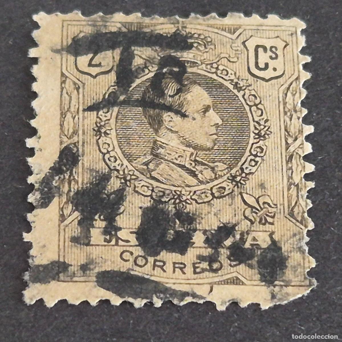 Sellos: ESPA&Ntilde;A, 1909, ALFONSO XIII, TIPO MEDALL&Oacute;N, EDIFIL 267, USADO, (LOTE AR)