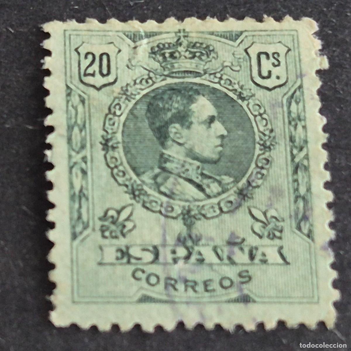 Selos: ESPA&Ntilde;A, 1909, ALFONSO XIII, TIPO MEDALL&Oacute;N, EDIFIL 272, USADO, (LOTE AR)