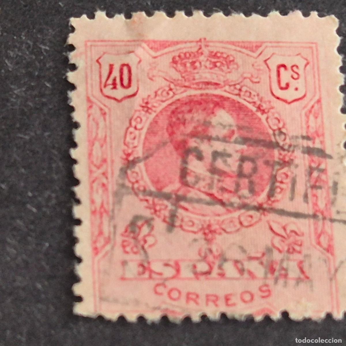 Selos: ESPA&Ntilde;A, 1909, ALFONSO XIII, TIPO MEDALL&Oacute;N, EDIFIL 276, USADO, (LOTE AR)