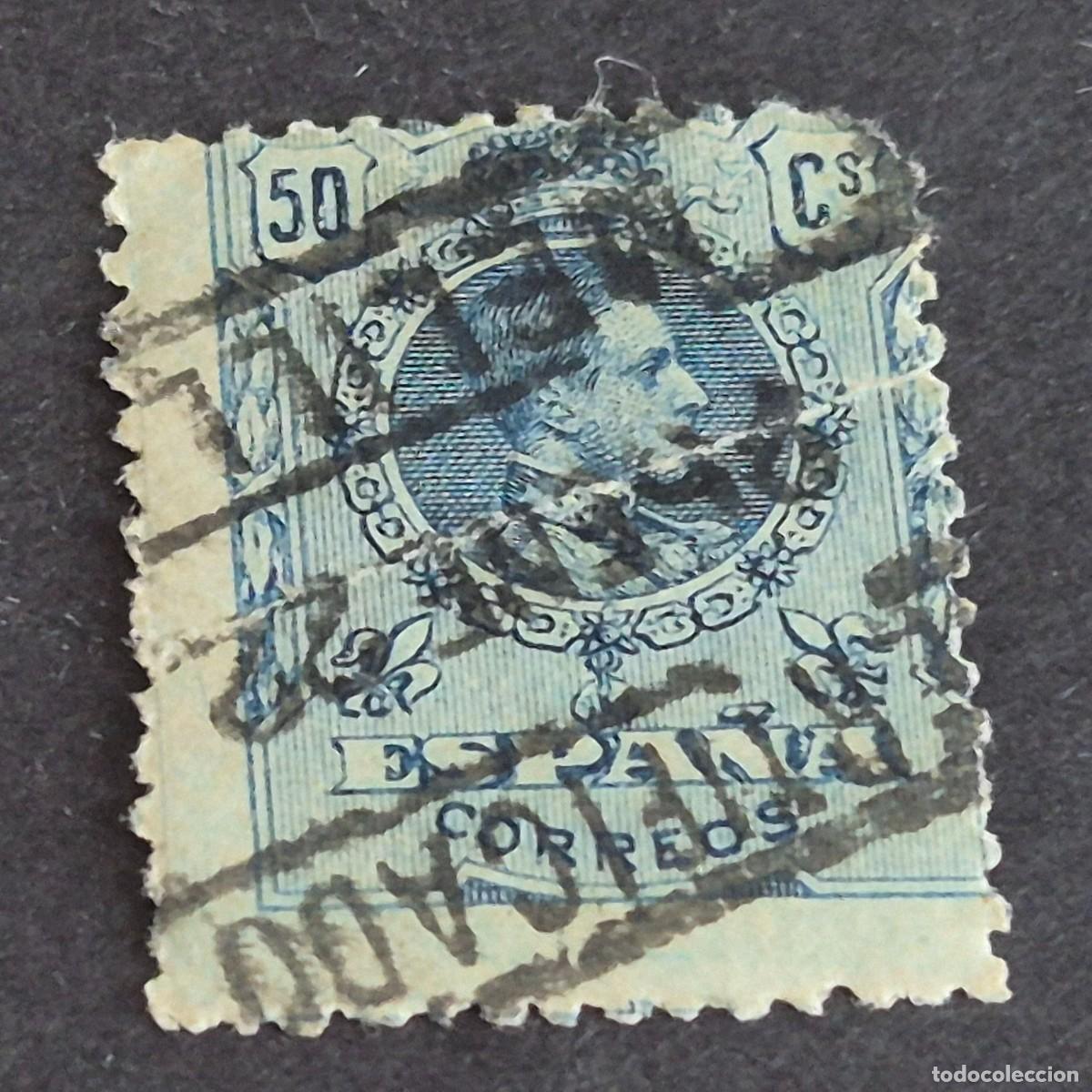 Selos: ESPA&Ntilde;A, 1909, ALFONSO XIII, TIPO MEDALL&Oacute;N, EDIFIL 277, MAT. CERTIFICADO DE MELILLA, (LOTE AR)