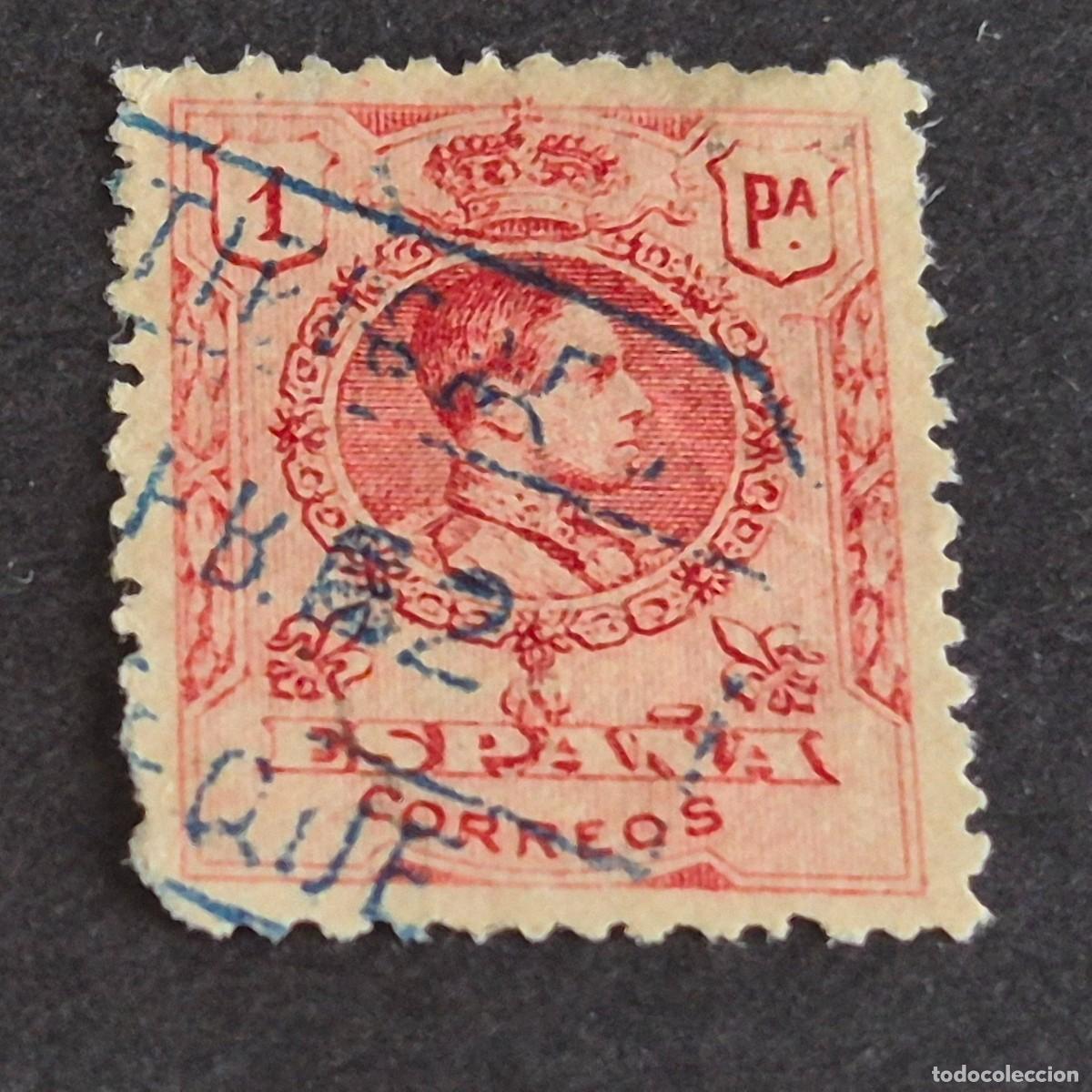 Selos: ESPA&Ntilde;A, 1909, ALFONSO XIII, TIPO MEDALL&Oacute;N, EDIFIL 278, USADO, (LOTE AR)