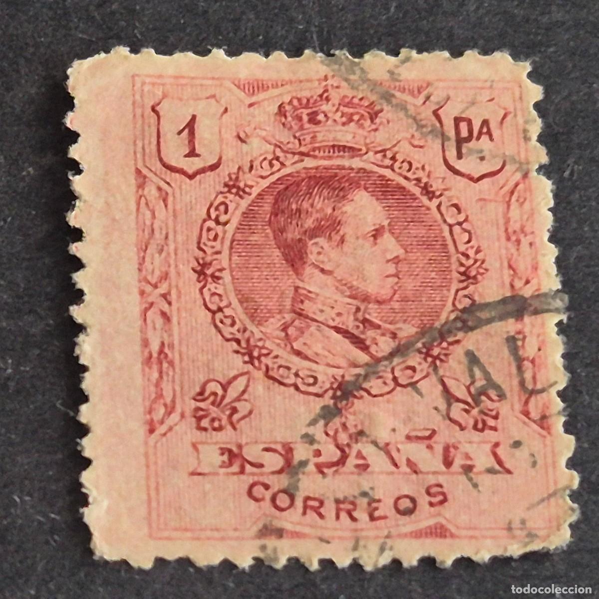 Selos: ESPA&Ntilde;A, 1909, ALFONSO XIII, TIPO MEDALL&Oacute;N, EDIFIL 278, USADO, (LOTE AR)